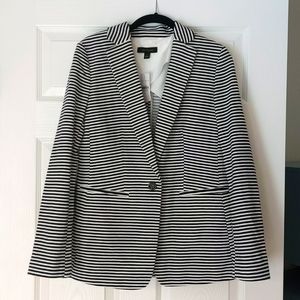 Navy striped jacket